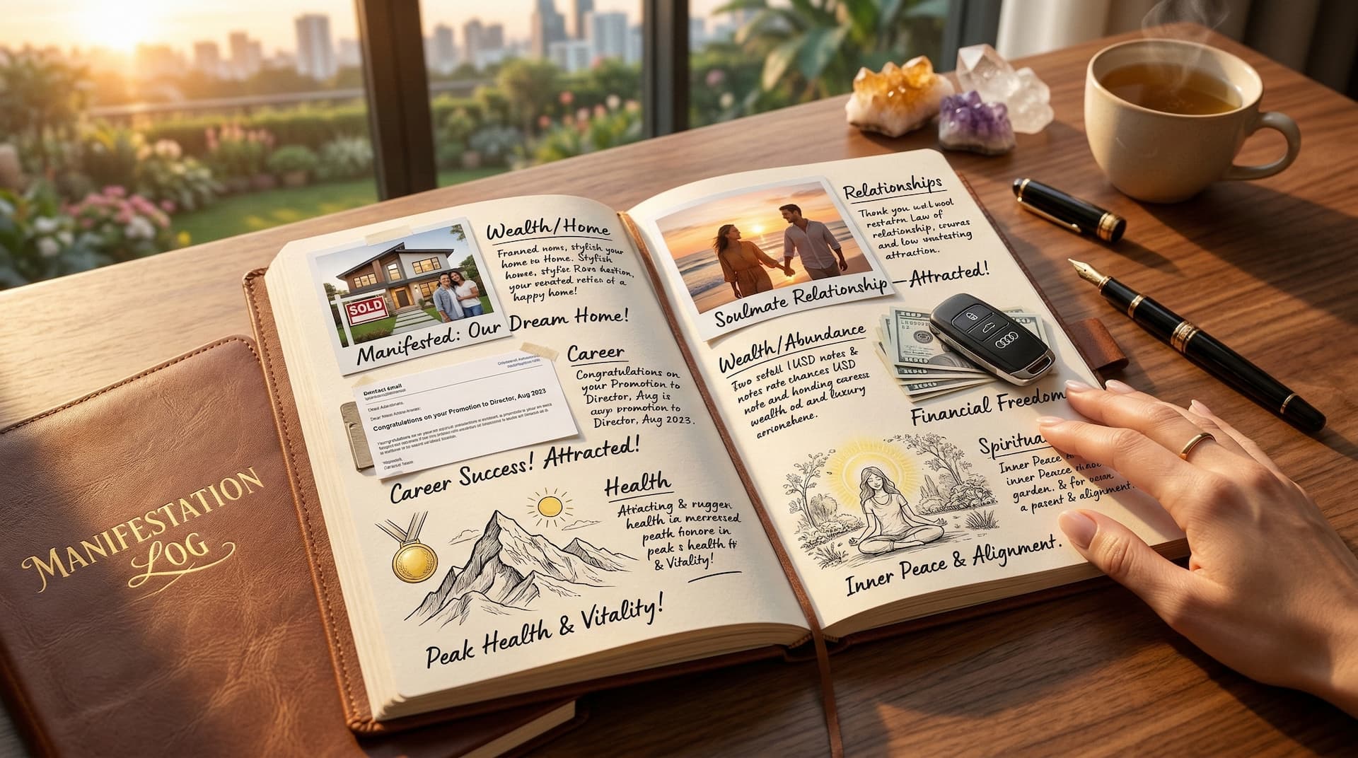 a log book of manifestations